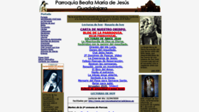 What Parroquiabeatamariadejesus.es website looked like in 2020 (4 years ago)
