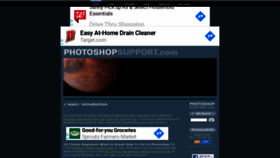 What Photoshopsupport.com website looked like in 2020 (4 years ago)