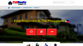 What Philrealtyglobal.com website looked like in 2020 (4 years ago)