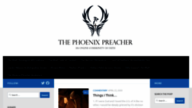 What Phoenixpreacher.com website looked like in 2020 (4 years ago)