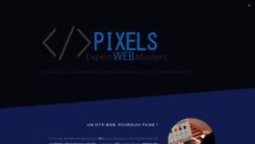 What Pixels-web.com website looked like in 2020 (4 years ago)