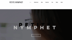 What Petitenymphet.com website looked like in 2020 (4 years ago)