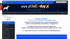 What Pitbull-shop.pl website looked like in 2020 (4 years ago)