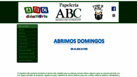 What Papeleriaabctoluca.com website looked like in 2020 (4 years ago)