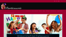 What Partiesserie.de website looked like in 2020 (4 years ago)