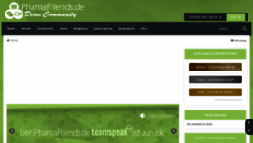What Phantafriends.de website looked like in 2020 (4 years ago)