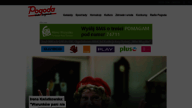 What Pogodanazycie.pl website looked like in 2020 (4 years ago)