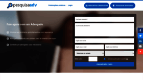 What Pesquisaadv.com.br website looked like in 2020 (4 years ago)