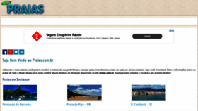 What Praias.com.br website looked like in 2020 (4 years ago)