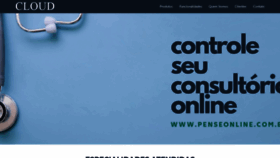 What Penseonline.com.br website looked like in 2020 (4 years ago)
