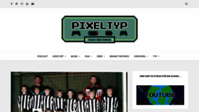 What Pixeltyp.net website looked like in 2020 (6 years ago)