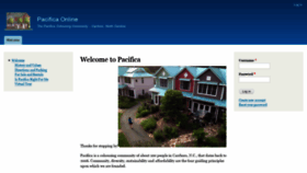What Pacificaonline.org website looked like in 2020 (4 years ago)