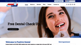 What Positivedental.com website looked like in 2020 (4 years ago)
