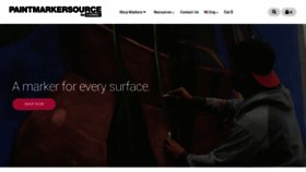 What Paintmarkersource.com website looked like in 2020 (4 years ago)