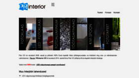What Printerior.ee website looked like in 2020 (4 years ago)