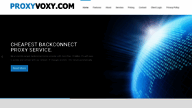 What Proxyvoxy.com website looked like in 2020 (4 years ago)