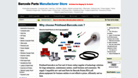 What Printhead-barcode.com website looked like in 2020 (4 years ago)