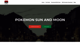 What Pokemonsunandmoondownload.com website looked like in 2020 (3 years ago)