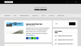What Portaledukasi.org website looked like in 2020 (4 years ago)