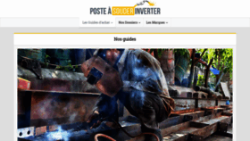 What Poste-a-souder-inverter.fr website looked like in 2020 (4 years ago)