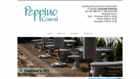 What Peppino.co.za website looked like in 2020 (4 years ago)