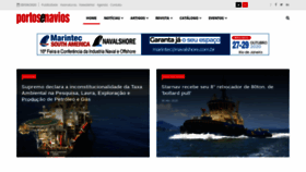 What Portosenavios.com.br website looked like in 2020 (4 years ago)