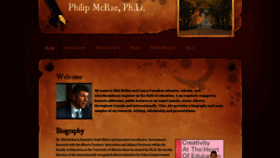 What Philmcrae.com website looked like in 2020 (4 years ago)