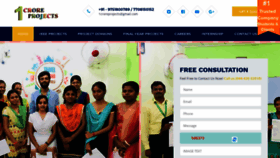 What Projectcentrechennai.in website looked like in 2020 (4 years ago)