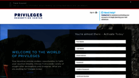 What Privilegesredemptioncenter.com website looked like in 2020 (3 years ago)