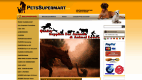 What Petssupermart.com website looked like in 2020 (4 years ago)