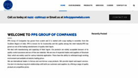 What Ppsmetals.com website looked like in 2020 (4 years ago)