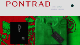 What Pontrad.com website looked like in 2020 (4 years ago)