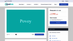 What Povoy.com website looked like in 2020 (4 years ago)