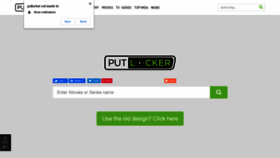 What Putlocker.vet website looked like in 2020 (4 years ago)