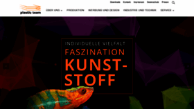 What Plastic-team.de website looked like in 2020 (3 years ago)