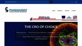 What Pharmassist-cro.com website looked like in 2020 (4 years ago)