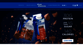 What Pureprotein.net website looked like in 2020 (4 years ago)