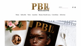 What Pblmagazine.co.uk website looked like in 2020 (4 years ago)