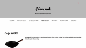 What Panev-wok.cz website looked like in 2020 (4 years ago)