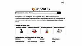 What Preispiraten.de website looked like in 2020 (4 years ago)
