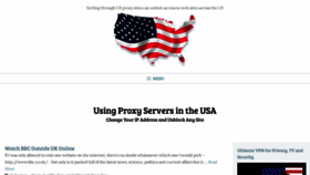 What Proxyusa.com website looked like in 2020 (3 years ago)