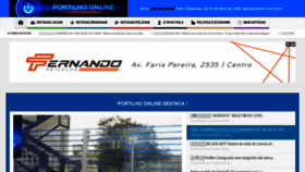 What Portilhoonline.com.br website looked like in 2020 (4 years ago)