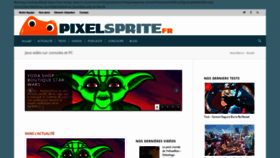 What Pixelsprite.fr website looked like in 2020 (4 years ago)