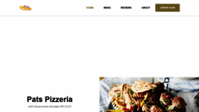 What Patspizzeriarosedale.com website looked like in 2020 (4 years ago)