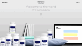 What Promedico.at website looked like in 2020 (4 years ago)
