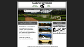 What Plantationservicesinc.com website looked like in 2020 (4 years ago)