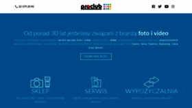 What Proclub.pl website looked like in 2020 (3 years ago)