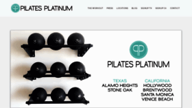 What Pilatesplatinum.com website looked like in 2020 (4 years ago)