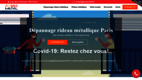 What Power-metal.paris website looked like in 2020 (3 years ago)