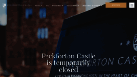 What Peckfortoncastle.co.uk website looked like in 2020 (3 years ago)